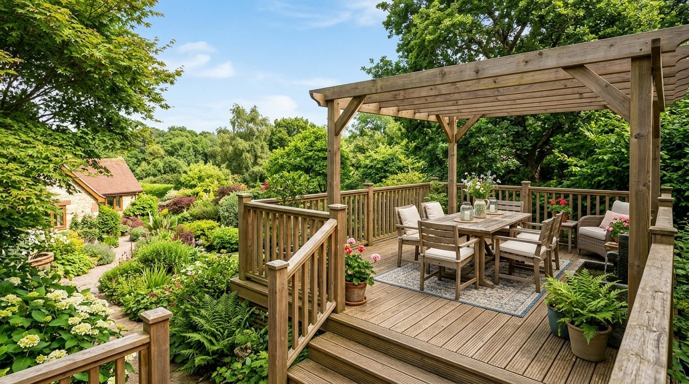 Decking Installation example 3 – South Wales Tree and Landscapes