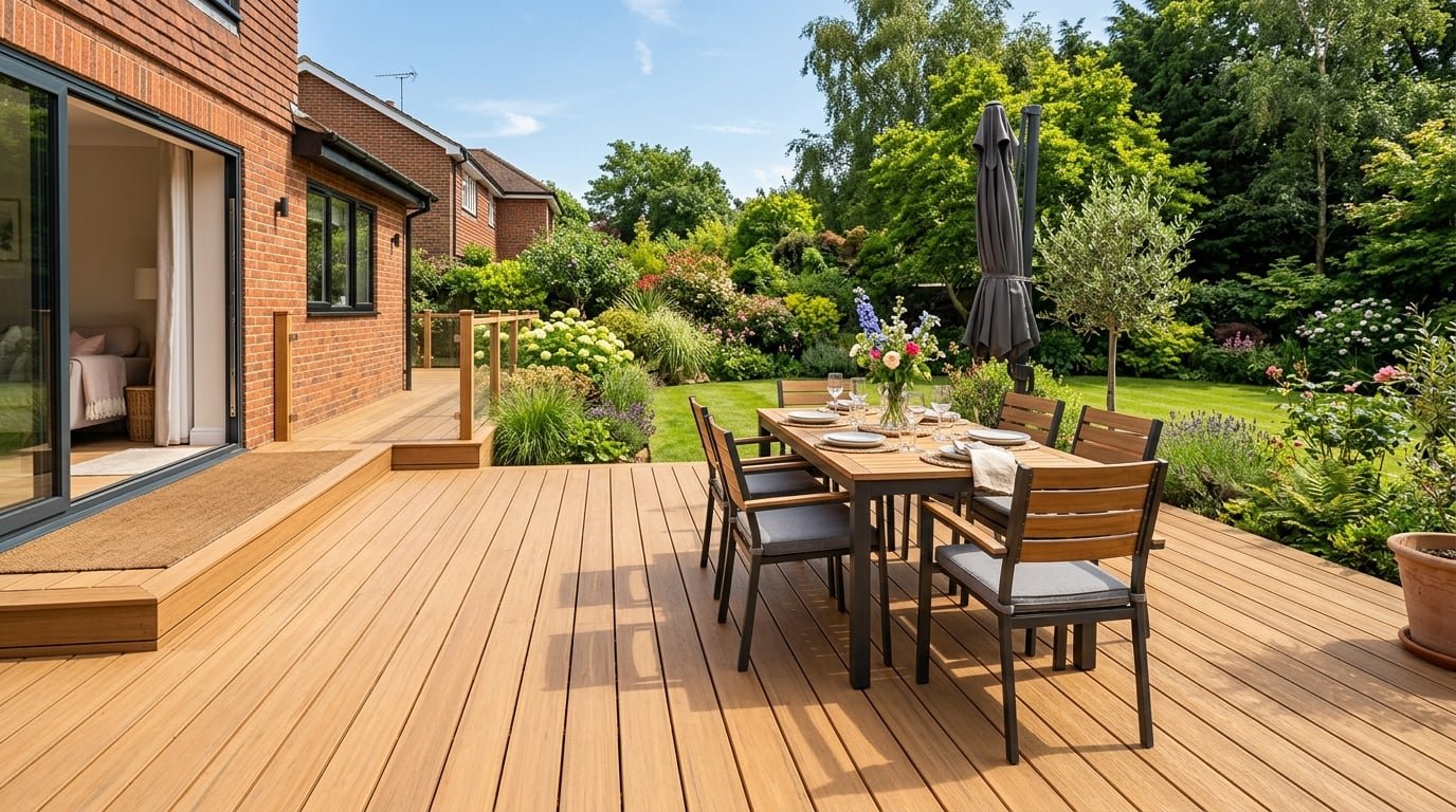 Decking Installation example 6 – South Wales Tree and Landscapes